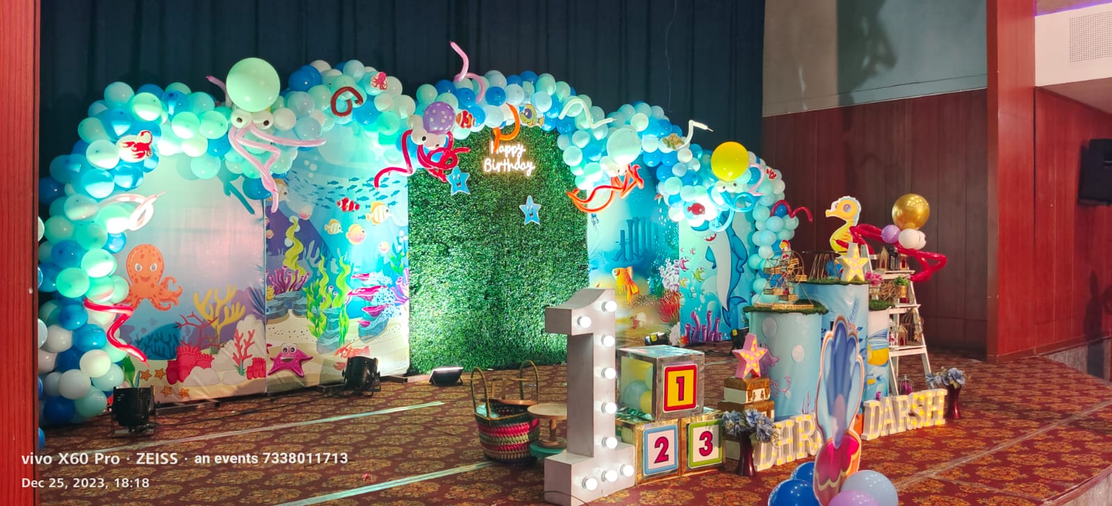 Ocean theme Birthday Decor