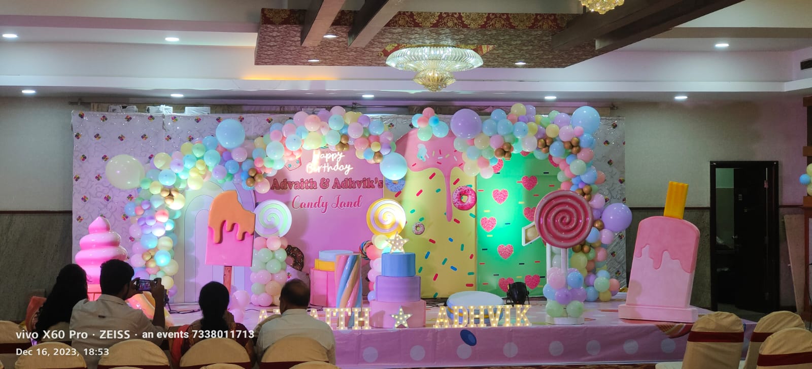 Candy-themed Birthday Decor 