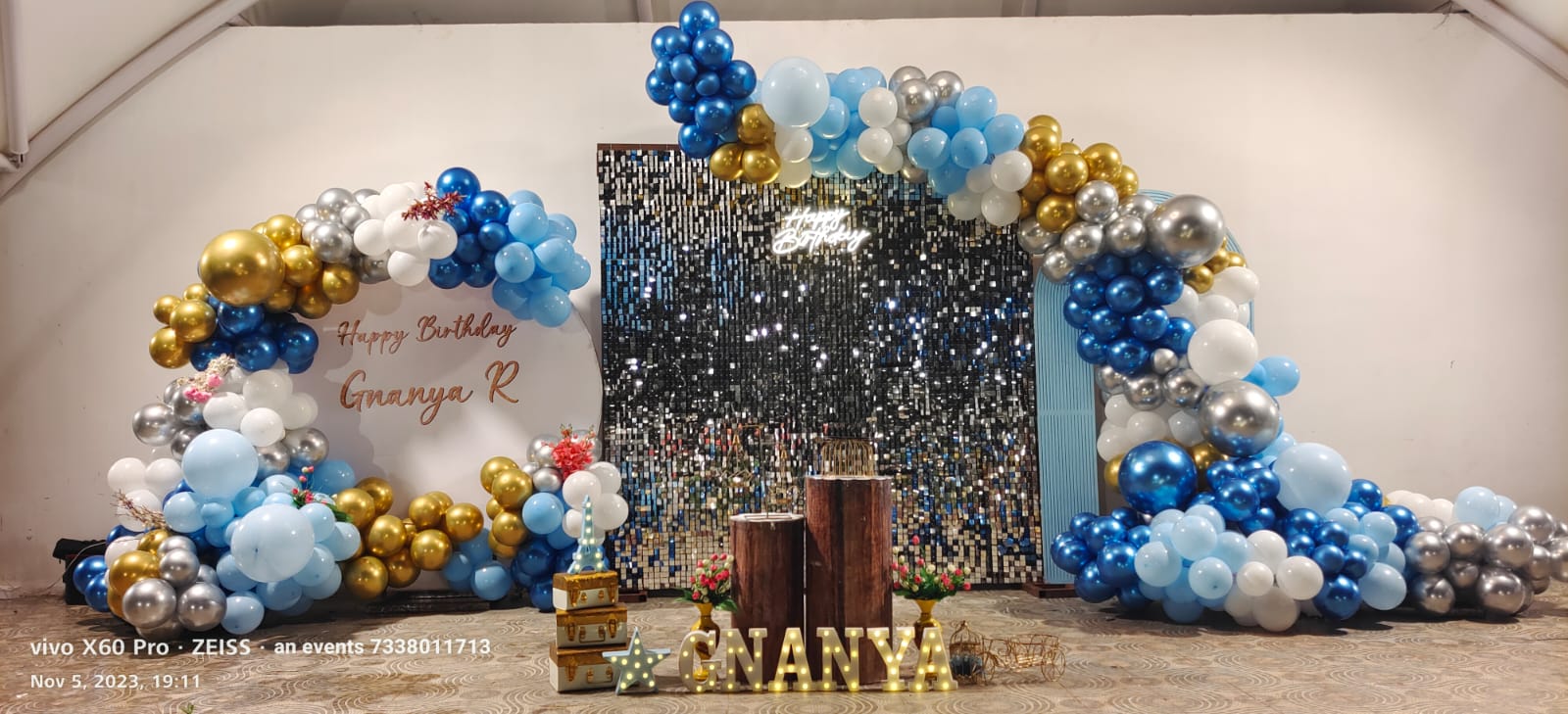 Shimmer and Sparkle Birthday Decor